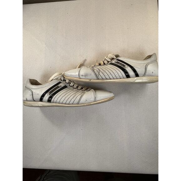 Versace Collection White Low Top Leather‎ Sneakers size 10 main image 13